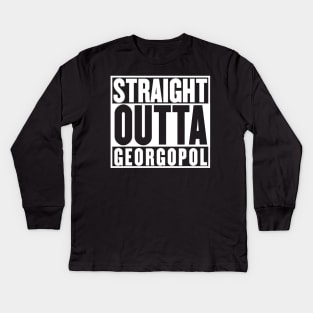 Georgopol Battle Ground Kids Long Sleeve T-Shirt